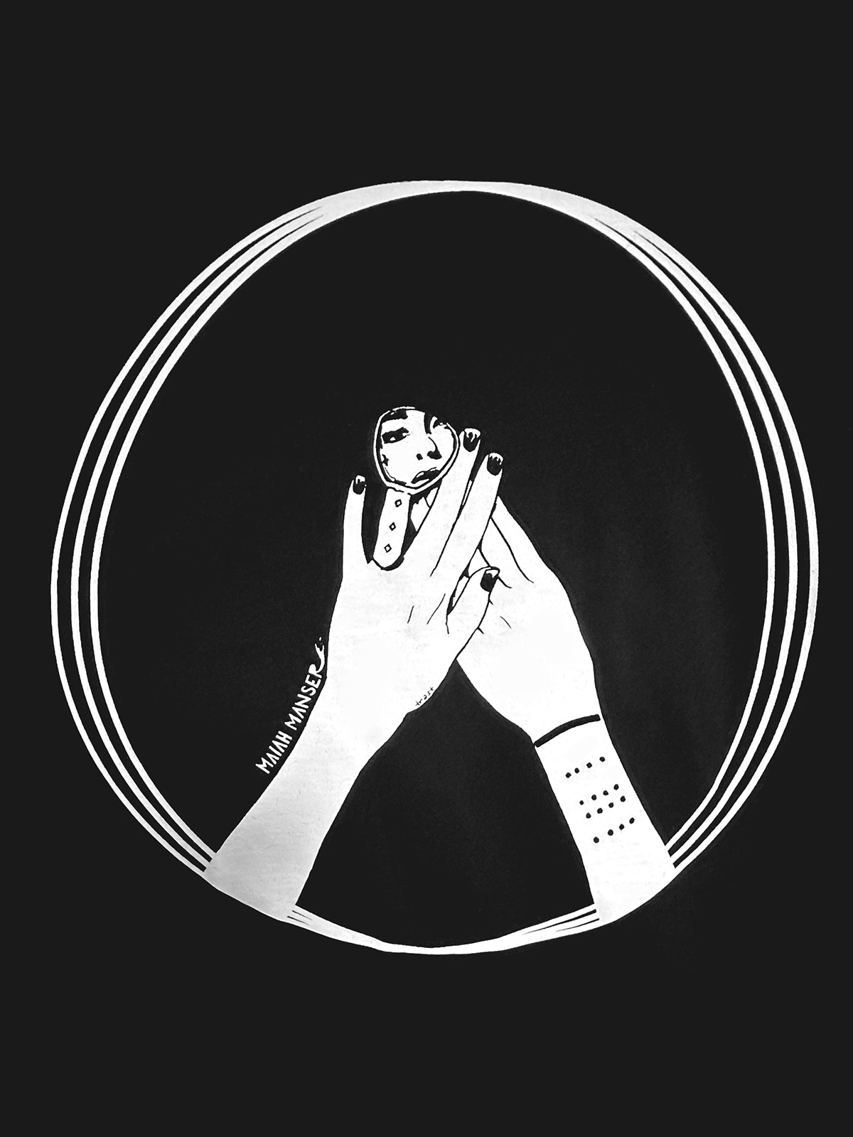 Maiah Manser Black Long Sleeve Shirt