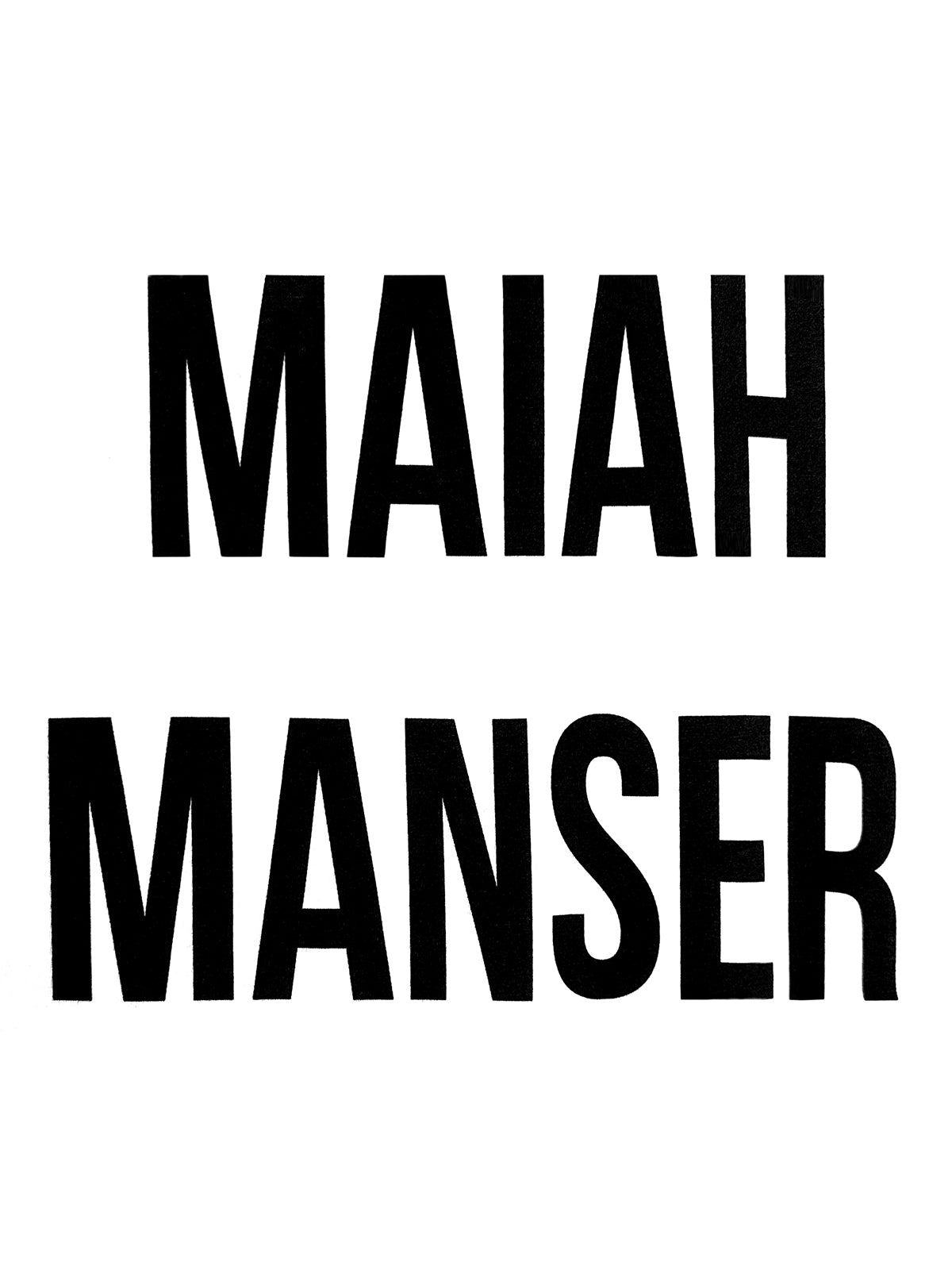 Maiah Manser White T-Shirt