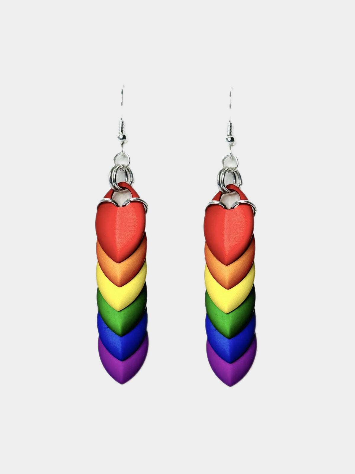 Rainbow Dragon Scales Earrings