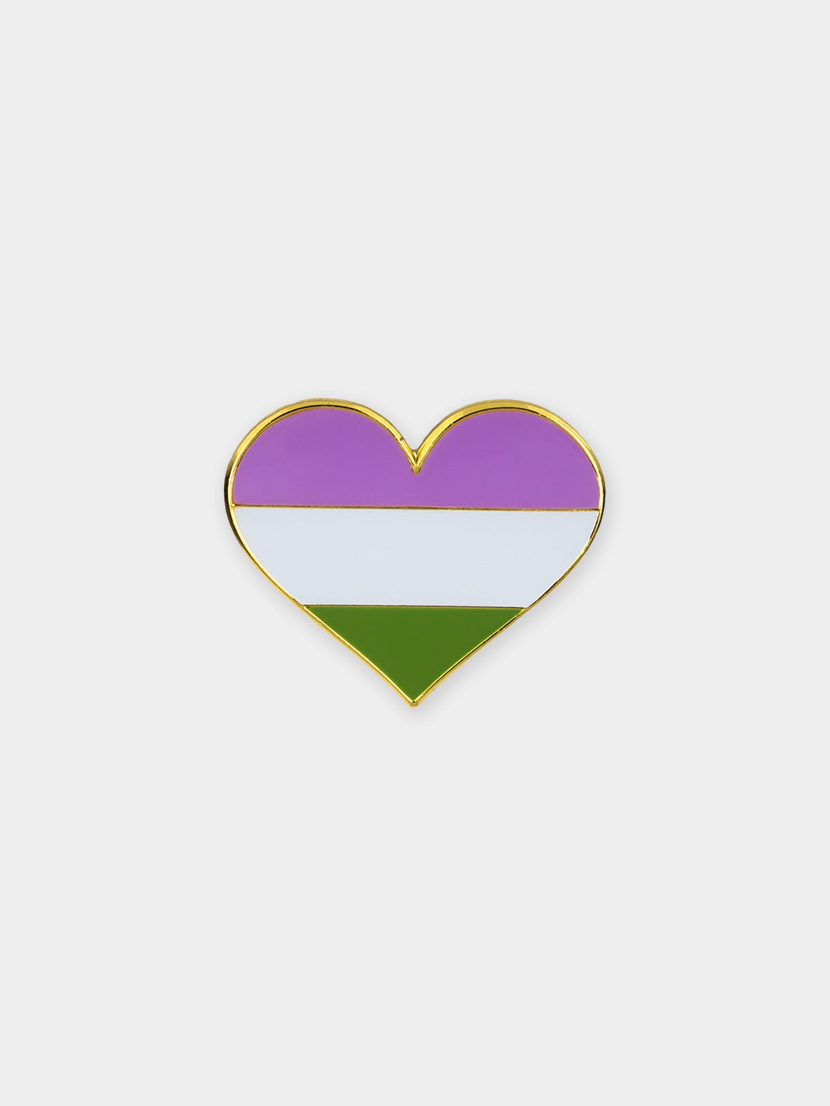 Rainbow Heart Pin