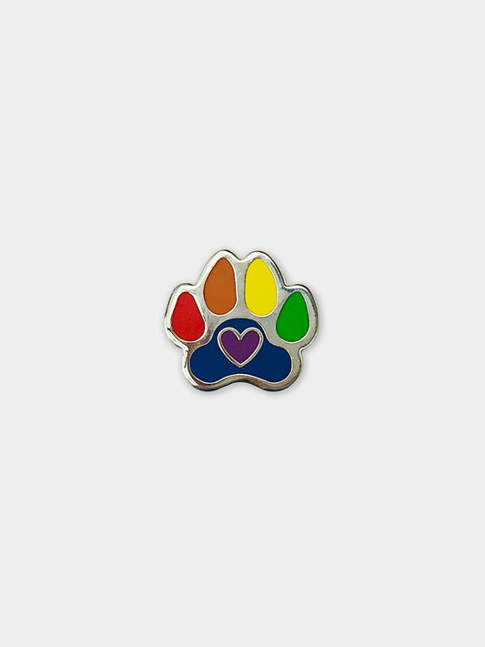 Rainbow Paw Pin